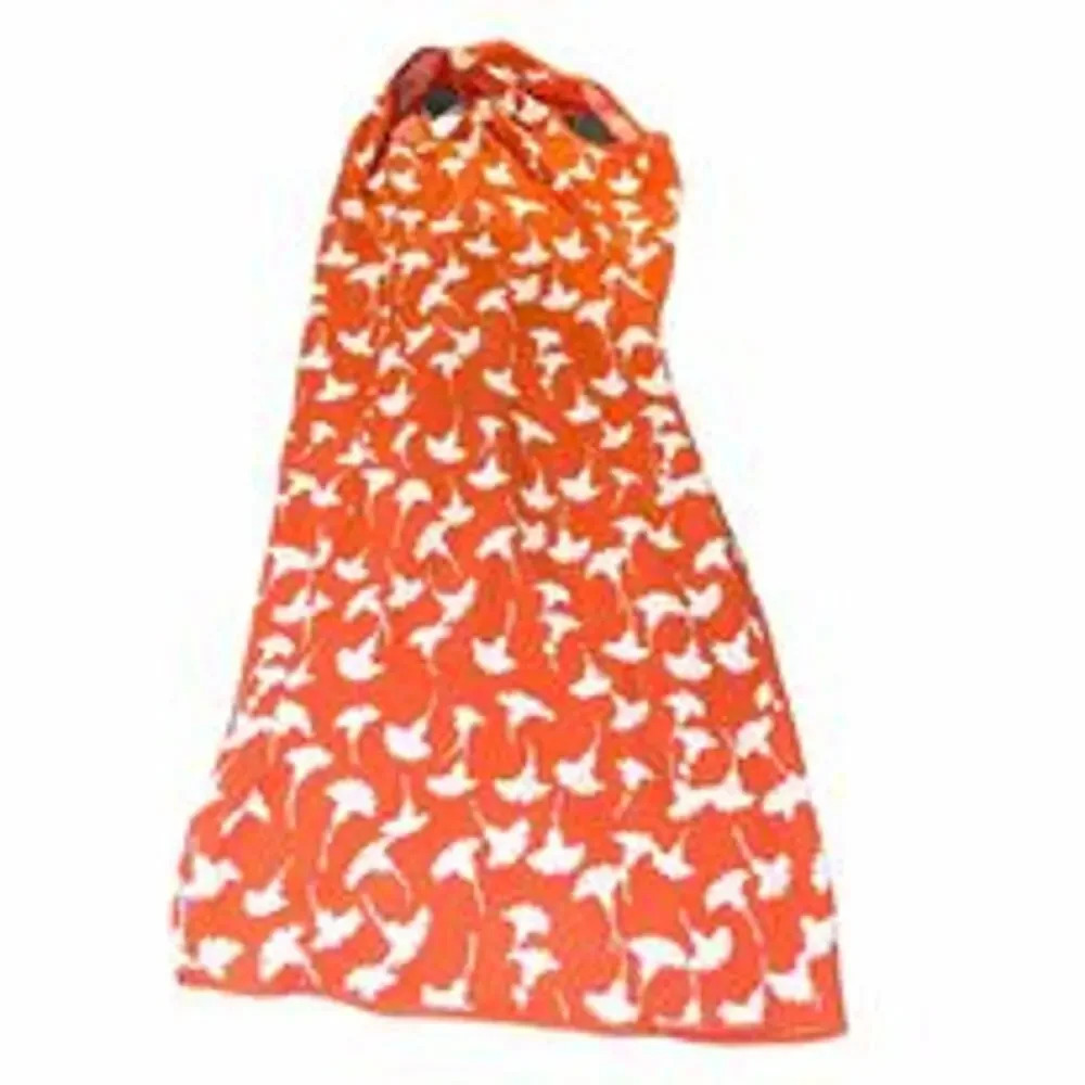 Diane Von Furstenberg XXS Set Pink Modern Geo Jumpsuit & Orange Grinkgo Wrap - Picture 7 of 9